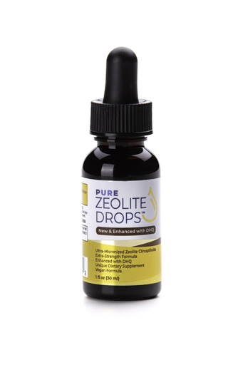 [BRSWGAQOCRYBOFLG] 1 oz Bottle Fulvic and Humic Acid Immune Gut Support Easy to Take 100% Bioavailable Pure Liquid Zeolite Suspension Enhanced with DHQ, Natural Immune System Modulator