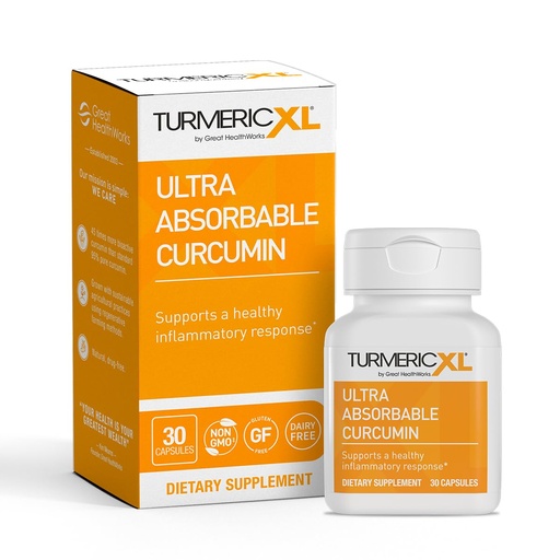 [BRSWYZYFCENWCYA4] OmegaXL TurmericXL Natural Joint Support Supplement 250mg Turmeric Extract Delivers 45x More Curcumin - High Absorption, Gluten-Free – 30 Veggie Capsules