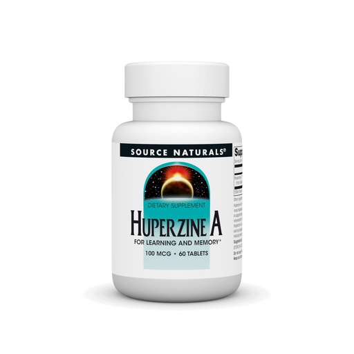 [BRSWIZT4BYCROEY7] Source Naturals Huperzine A for Learning & Memory* - 100 mcg, 60 Tablets