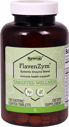 [BRSWIZT7BIBBWHQ7] Vitacost FlavenZym Systemic Enzymes - 180 Enteric Coated Tablets
