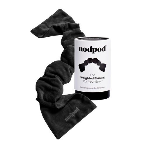 [BRSWKF36DIBBKFIV] Nodpod Gentle Pressure Sleep Mask | Patented Light Blocking Design for Sleeping, Traveling & Relaxation - Black Onyx