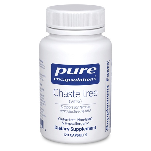 [BRSWIY36C5YQY2A3] Pure Encapsulations Chaste Tree (Vitex) - Supports Menstrual Cycle Regularity - for Breast Comfort* - Women's Supplement - Hormonal Balance Support - Non-GMO & Vegan - 120 Capsules