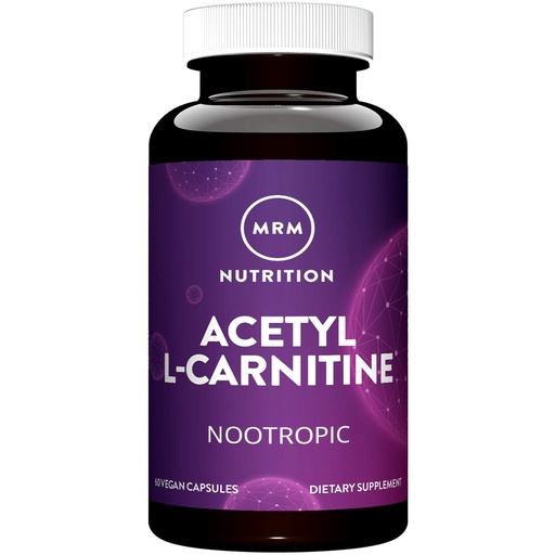 [BRSWIZQDCEARQC3M] MRM Nutrition Acetyl L‑Carnitine 500mg - for Women and Men - Vegan ALC with Vitamin B6 to Support Healthy Cellular Energy Production & Cognitive Function, Vegan & Gluten‑Free Supplement - 60 Servings