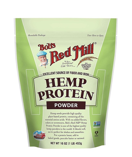[BRSW2ZT5OQIAYC34] Bob's Red Mill Resealable Hemp Protein Powder 16 Ounce (Pack of 1)