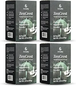 [BRSRA2YOB55WCADP] ZenCrest, Natural Herb Prostate Supplement, Traditional Chinese Herbal Formula, Promote Healthy Prostate, Promote Urogenital Function, No Side Effects, (128 Packets - 4 Boxes) (4)