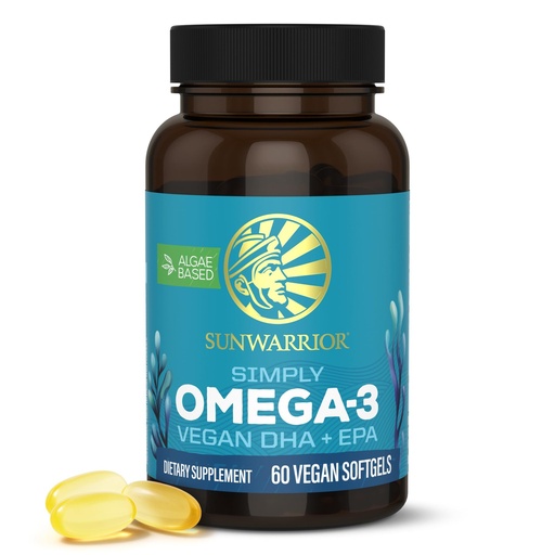 [BRSREYA5CEBGY2Y6] Vegan Omega 3 Algae Oil Plant-Based DHA & EPA from Algae Oil | 550mg Omega-3s per Softgel with 300mg DHA & 150mg EPA | Heart, Brain, & Vision Support | Non-GMO Carrageenan-Free Sustainable 30 Servings