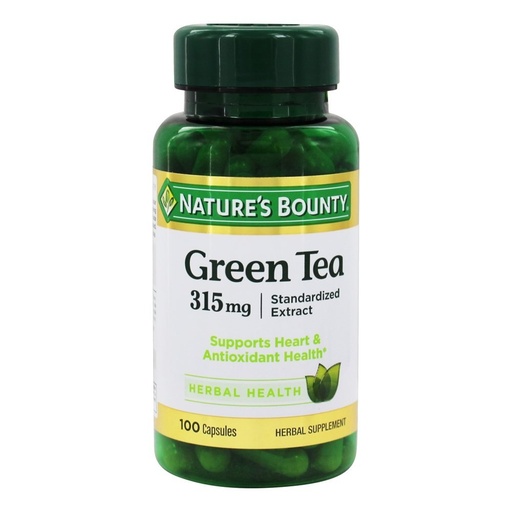 [BRSWIYYOOQMA2FDC] Nature's Bounty Green Tea Extract, 315mg, 100 Capsules (Pack of 2)