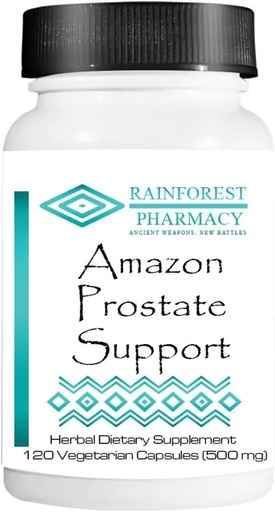 [BRSWIHADOINBM3LU]   Prostate Support 120 Vegetarian Capsules - Prostate Supplements for Men with Stinging Nettle Root & 9 Rainforest Botanicals