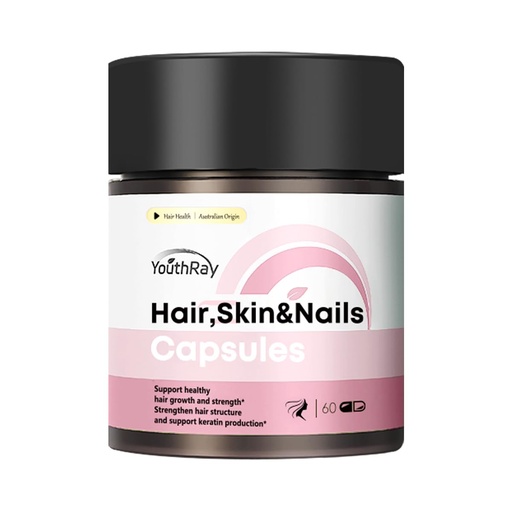 [BRSRGGD4CACA22DJ] Biotin Hair, Skin & Nails Vitamins Supplement with Collagen and Keratin- Supports Hair, Skin, and Nails Health - 60 Capsules, 6500mcg per Serving - Non-GMO Ingredients(30-Day Supply)