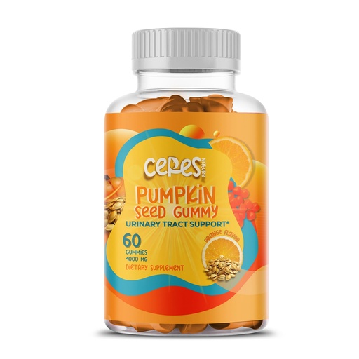 [BRSRMZIQAQIGADLP] Pumpkin Seed Oil Gummies 4,000 mg for Hair Growth, Urinary Tract Support, Bladder Control Supplement, Younger Looking Skin & Face, Rich in Omega 3, Omega 6 & Essential Fatty Acids– Sugar-Free!