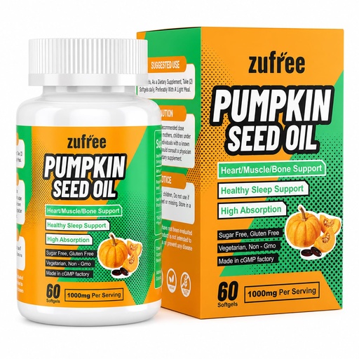 [BRSRGGL7BUFA2HIV] Pumpkin Seed Oil with Saw Palmetto Softgels, 1000mg Per Serving, 60 Softgels | Cold-Pressed | Rich in Essential Fatty Acids & Phytosterols | Supports Prostate, Urinary, Bladder & Hair Health | Non-GMO