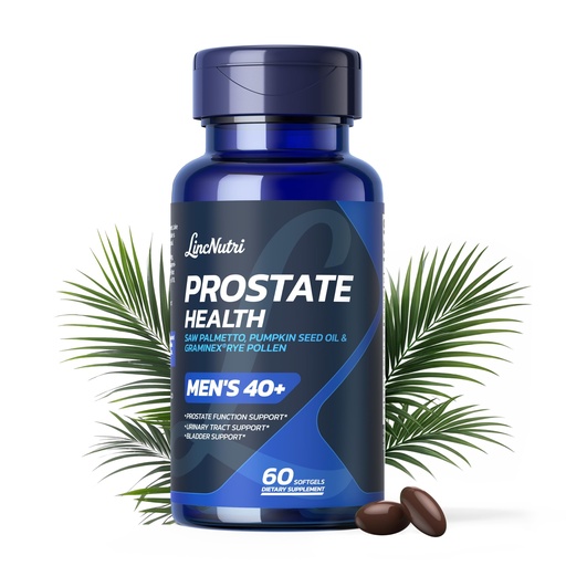 [BRSRGGI7CN7WC23J] Prostate Health Supplements for Men 40+ – Pharmaceutical-Grade Saw Palmetto with Pumpkin Seed Oil & Graminex – DHT Blocker for Urinary Flow, Bladder Control & Hair – 60 Softgels
