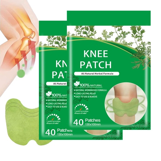 [BRSRGALYCMHQGE36] 80Pcs Natural Knee Joint Patches,Herbal Patch Pad Balance,Mugwort Herbal Knee Patches,Long-Lasting Knee Comfort, Knee Joint Relief Patches