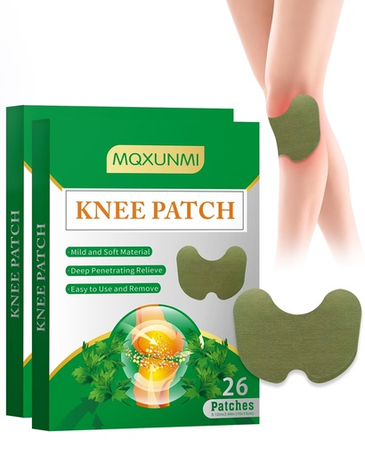 [BRSRAYD4OF5WOA3V] 52 PCS Knee Patches, Warming Herbal Patches for Joint Patch, 12 Hours Deep Heating Extra Strength Wormwood Extract Sticker for Knees, Back, Neck, Shoulder