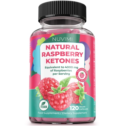 [BRSWYH3QDIHBYHLO] Raspberry Ketones - 4000 mg - Natural Dietary Food Supplement to Help Support Healthy Keto Diet for Men & Women - 120 Vegan Capsules