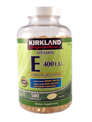 [BRSWIBYZPJYAY2DE] Vitamin E 400 Iu 500 Softgels Supports Healthy Immune