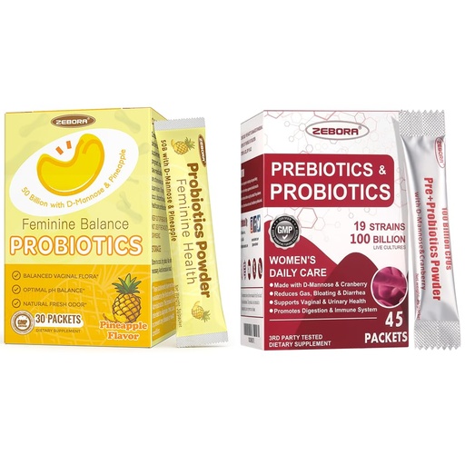 [BRSRGCQ6OABQGE3L] ZEBORA Probiotics-for-Women, Vaginal Probiotic Powder