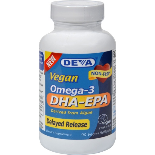 [BRSWIZYQCAFWY2AV] DEVA VEGAN VITAMINS DHA-EPA(DELAYED REL)VEGAN, 90 VCAP