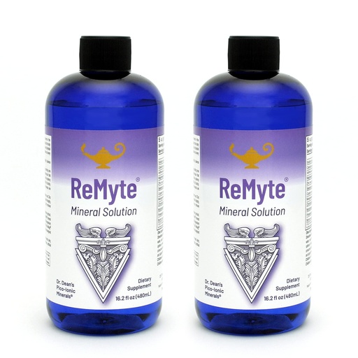[BRSWYZQOCQBQO3Y6] RnA ReSet ReMyte – Electrolyte Mineral Solution with Magnesium, Iodine, Selenium & Zinc, 16.2 Fl Oz (2-Pack) NSF Certified