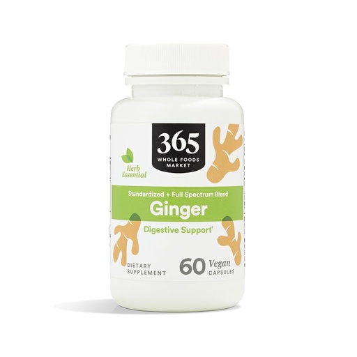 [BRSRMAYQCQBAMYDV] 365 By Whole Foods Market, Ginger, 60 Count