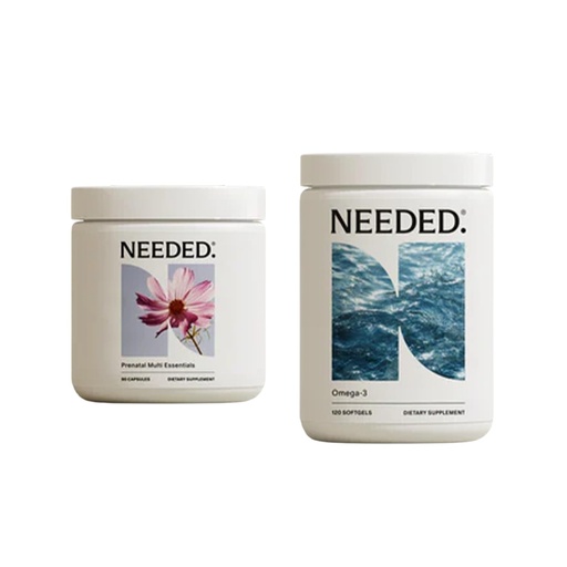 [BRSRAAIFCAIGGETK] Needed. Virtual Bundle Prenatal Multi Essentials & Omega-3 Bundle | Comprehensive Nutrition for Pregnancy & Postpartum