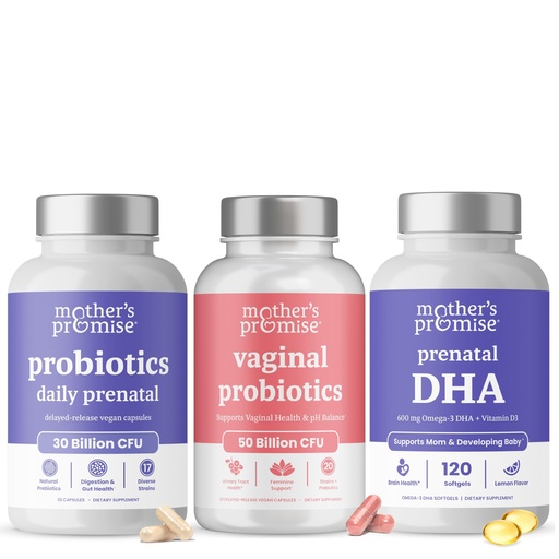 [BRSRA23RDMHAOADV] Mother's Promise Prenalal Probiotics+ Vaginal Probiotics + Prenatal DHA Bundle