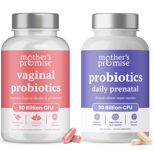 [BRSRA23RCUMAIH3A] Mother's Prenatal Probiotics & Vaginal Probiotics for Women Bundle