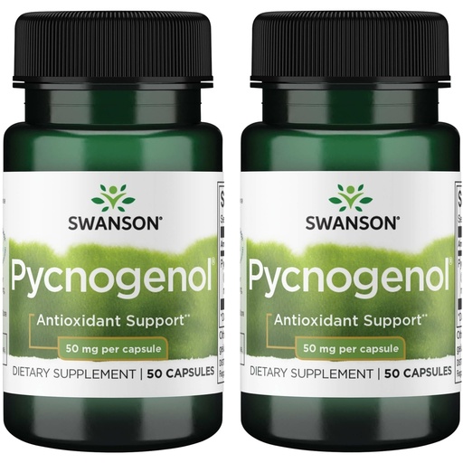 [BRSWGFD3BYFAMHLB] Swanson Pycnogenol 50 mg 50 Caps (2 Pack)