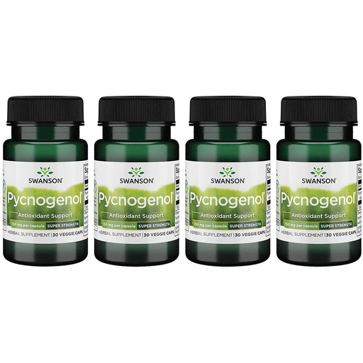[BRSRECARDN6WOEYV] Swanson Ultra Pycnogenol - Super Strength 150 mg 30 Veg Caps 4 Pack