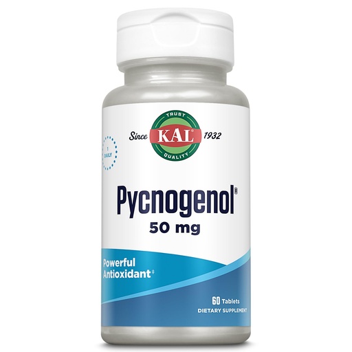[BRSWIYT3OMAQGDTA] KAL 50 Mg Pycnogenol Tablets, 60 Count