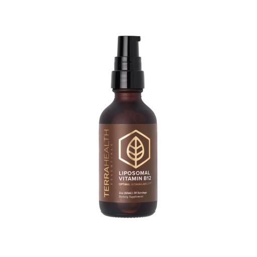 [BRSROHT6CV7ROCT7] Terra Health Essentials - Liposomal B12 | Support Energy & Mood, Promote Memory, Aid Immune System (1 Bottle, 30 Day Supply)