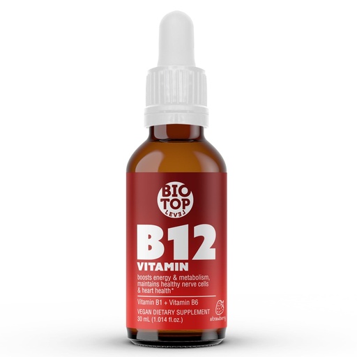 [BRSWG2Q2BEOQACTZ] Vitamin B12 Sublingual Liquid Drops (5000 mcg) Plus B1 & B6 in Fastest Absorption Way. Best Formula to Support Brain Cells & Nerve Tissue, Enhance Red Blood Cell Function, Increase Energy & Metabolism