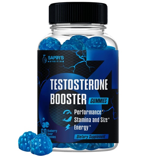 [BRSRA2Y7BYHQMFA7] Testosterone Booster Gummies, Male Enhancing Supplement, Add 2 in” Enlargement Gummies for Men , Male Enhancement Chews Energy, Strength, Stamina, Endurance, Performance, Natural Blue Berry Chews
