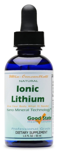 [BRSWIFQTCYMGMC3A] Good State Liquid Ionic Lithium Ultra Concentrate (10 drops equals 500 mcg - 100 servings per bottle)