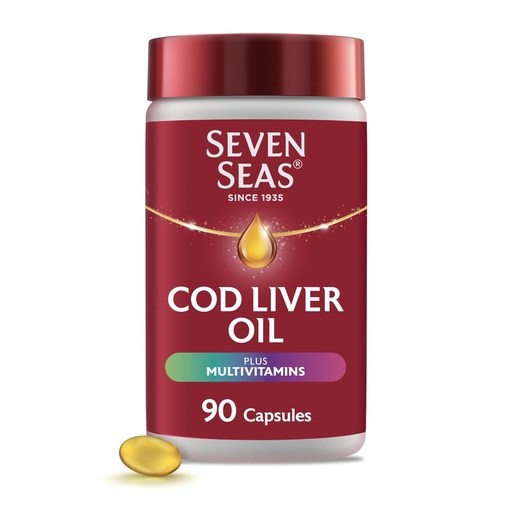 [BRSWIYDYB5YGCELY] Seven Seas Cod Liver Oil and Multi Vitamins 90 Capsules