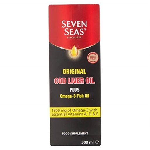 [BRSWIY32AQEAAEDE] Seven Seas Cod Liver Oil Range Traditional Liquid 300mls by Seven Seas