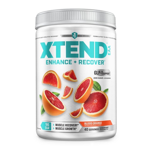 [BRSROCY7CN7G22TB] Xtend Scivation EAA + BCAA Powder | Muscle Recovery & Lean Muscle Growth | 9 Essential Amino Acids for Intra Workout or Post Workout Recovery | 10g EAAs Per 2 Servings | Blood Orange 40 Servings