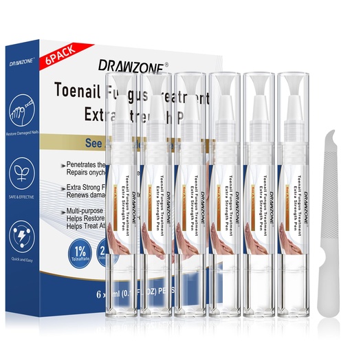 [BRSREAYCOJ5AMHTH] Toenail Fungi Treatment Extra Strength - Fungi Nail Pen, 25% Undecylenic Acid, Ingrown toenail treatment, Fungus nail treatment, yellow toenail, Damaged Nails foot fungus treatment extra strength