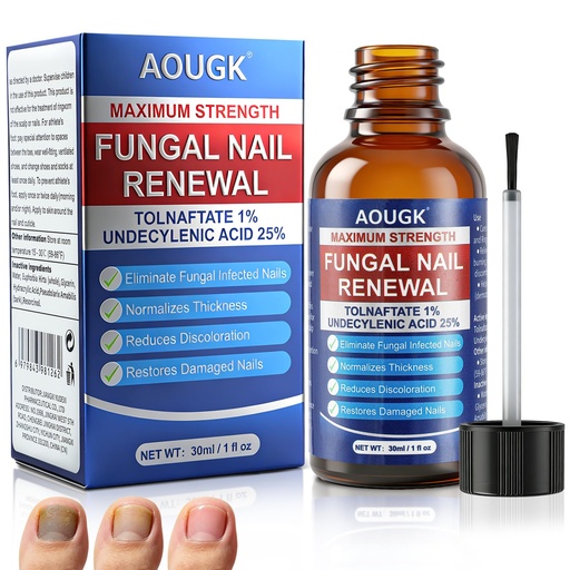 [BRSRGFD3BAHGA3TZ] Toenail Fungus Treatment Extra Strength: Maximum OTC with 25% Undecylenic Acid Nail Repair for Damaged Nails, Thick, Yellow, and Discolored Toenails, for Fungus Relief, 30ML