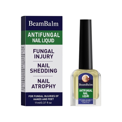 [BRSRGYYRAQCGEDTA] Maximum Strength Nail Fungus Treatment - Fast Acting Liquid Drops for Finger & Toe Nails, Restore and Repair Damaged, Discolored Nails.