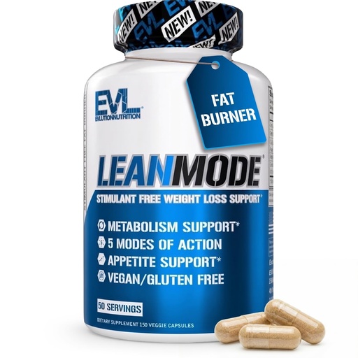 [BRSWICQACAIBM3I7] EVL Weight Loss Support Pills - Premium Multipurpose Appetite Metabolism and Fat Loss Support for Men and Women - LeanMode with Green Coffee Bean Extract CLA and Garcinia Cambogia - 50 Servings