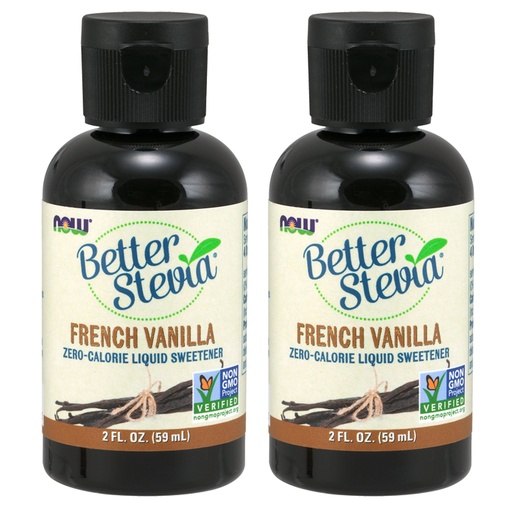 [BRSWIZTYCZ5R2ETM] Now Foods BetterStevia Liquid Extract (French Vanilla) - 2 oz. 2 Pack
