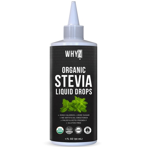 [BRSREEIPAUFRYDY7] Organic Stevia Liquid Drops Zero Calorie Natural Sweetener for Coffee, Tea & Baking, Pure Stevia Extract, Keto Friendly, 1 fl oz, 228 Servings