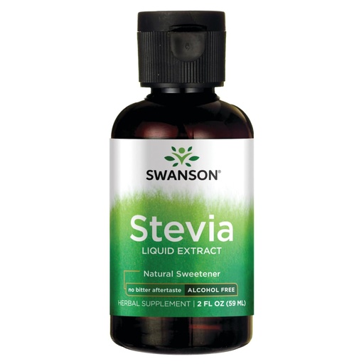 [BRSWIYY5BMPAGCLU] Swanson Liquid Stevia (Alcohol Free) 2 fl Ounce (59 ml) Liquid