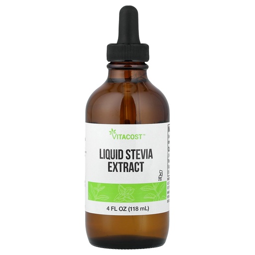 [BRSWIZT7BMCQKA34] Vitacost Liquid Stevia Extract, 4 fl oz (118 ml)