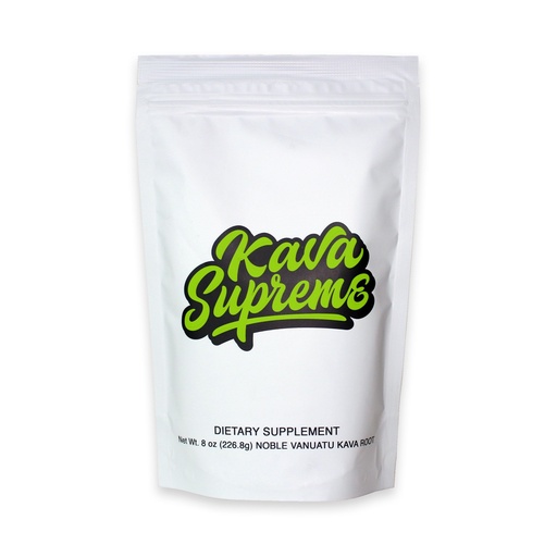 [BRSWKHD5A4CRGEAU] Kavafied KAVA Supreme - Noble Vanuatu Kava Root Powder (8oz)