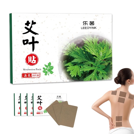 [BRSREEACA54AAELA] (100pcs) Moxibustion Patches for Muscle & Joint Relief – Natural Moxa Sticker for Back, Neck & Joint Discomfort – Herbal Heat Therapy, Targeted Comfort for Long-Lasting Relief