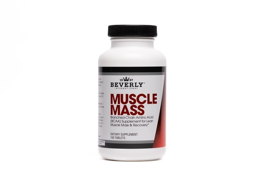 [BRSWIY32BQDBYCA5] Beverly International Muscle Mass, 150 Tablets. A Free-Form Branched-Chain Amino Acid (BCAA) for Lean Muscle Mass & Recovery. Contains 2.5:1:1 Ratio of Leucine to Isoleucine to Valine. Muscle Fuel