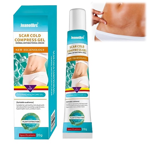 [BRSREAD5BMAWMEL7] Silicone Scar Gel for Old & New Scars, Reduces Appearance of Acne, Surgery, Burn & Injury Scars, Keloid Bump Removal Cream, Gentle on Sensitive Skin, 20g