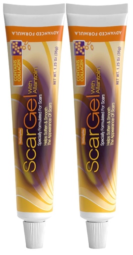 [BRSREBADOF6RUDIZ] Natureplex Scar Gel 1.25 oz (2 Pack) – With Allantoin, Clinically Proven Formula for Old & New Scars – Reduces Appearance of Scars from Surgery, Burns, Acne, Injury & Stretch Marks